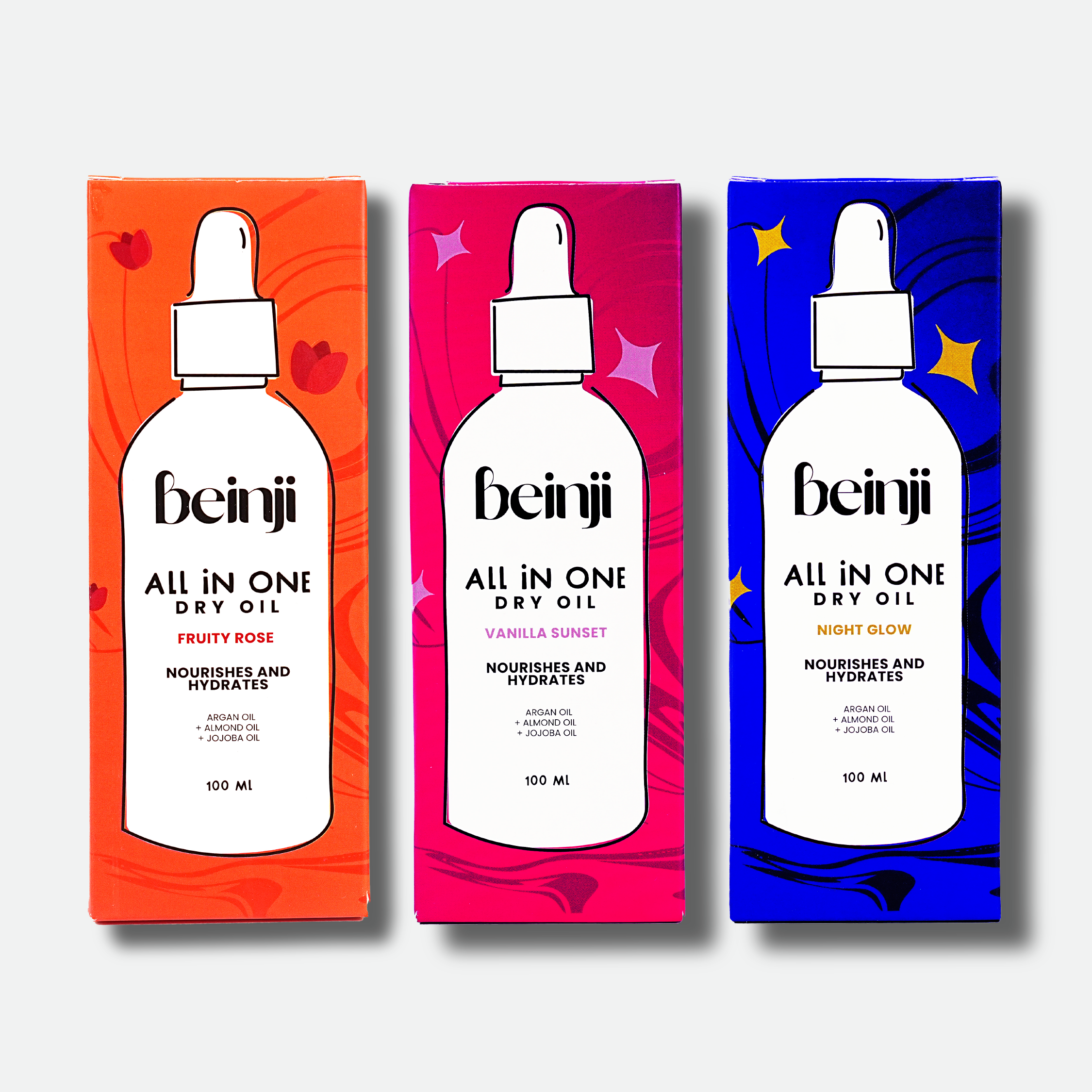 All-In-One Dry Oil Trio