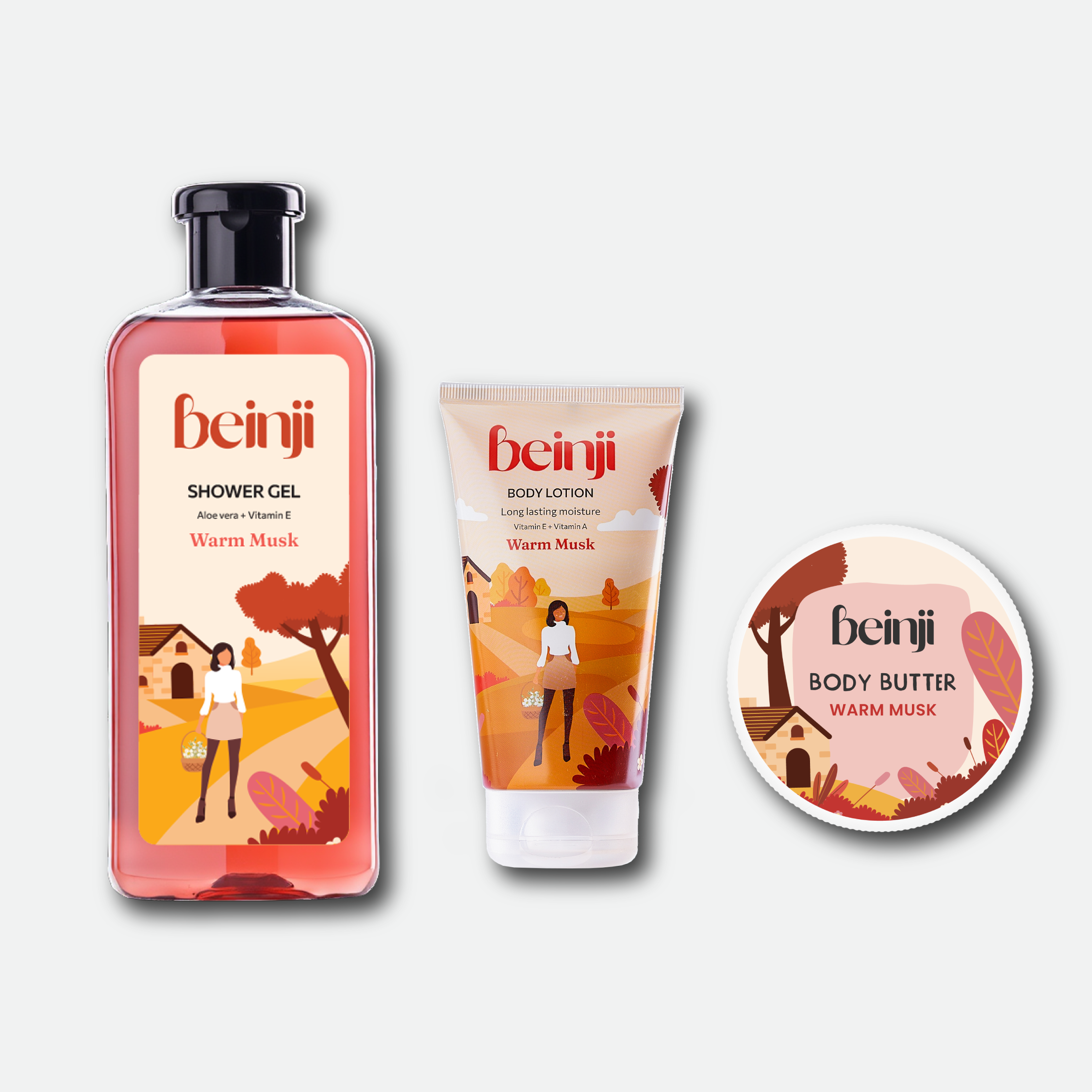Warm Musk Body Set
